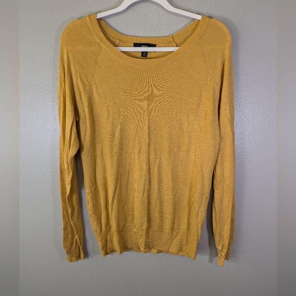 Mossimo Supply Co. Long Sleeve Tee - Mustard Yellow